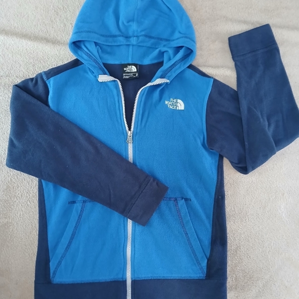 The North Face Kids Two-Tone Blue Hoodie